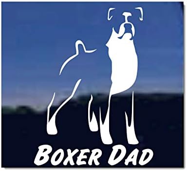 אבא מתאגרף | מדבקת מדבקות מדבקות כלבים של Nickerstickers® ויניל